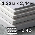 -Вспененный ПВХ стандартной плотности 0,45 (1,22м х 2,44м)