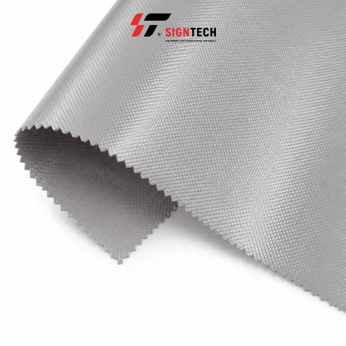 Тентовая ткань 650гр Серый 2,5м*50м PVC Tarpaulin (1000*1000/23*23)
