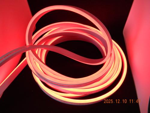 Гибкий неон Красный 6 мм*100 м*7.2W*12V*120D/m