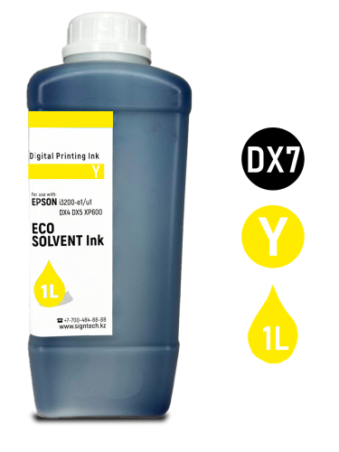 Краска Eco сольвент I3200 (Y) (Желтый) 1L
