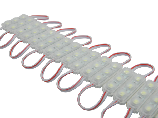Диоды 3-х точечные Белые маленькие с линзой 2835-2909-0,8W