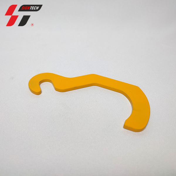 Желтый парковочный крючок для ламинатора