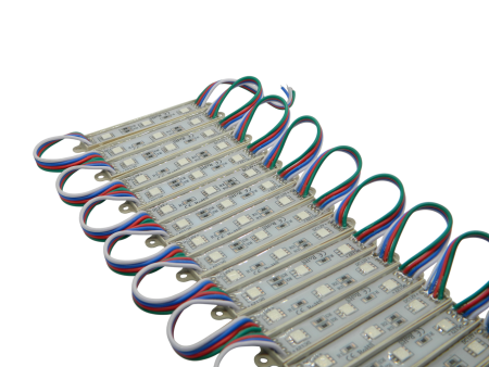 Диоды 3-х точечные 5050-7515-RGB 0.72w